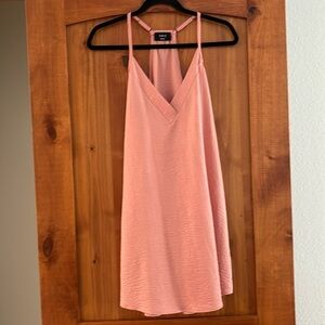 Vici size s satin coral (light pink) dress